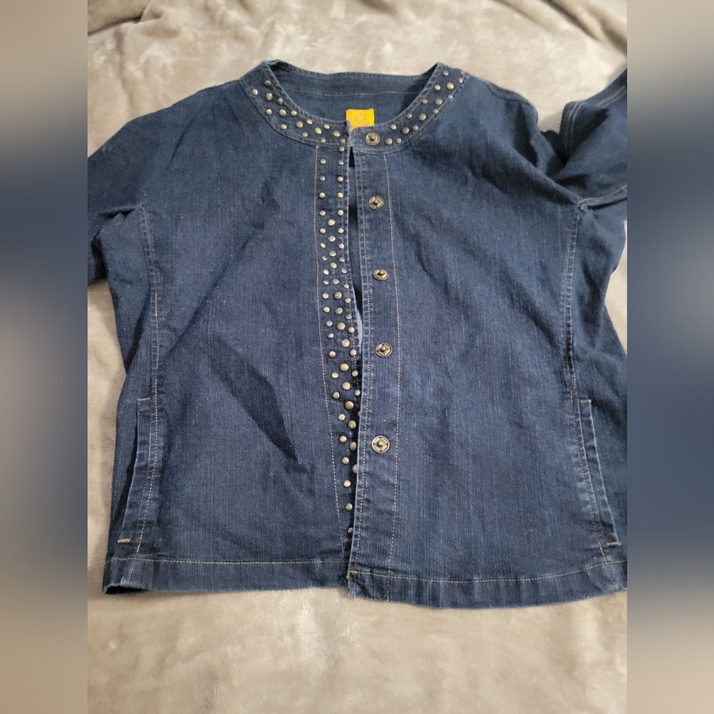 Ruby Rd Denim Jacket 16w - image 2